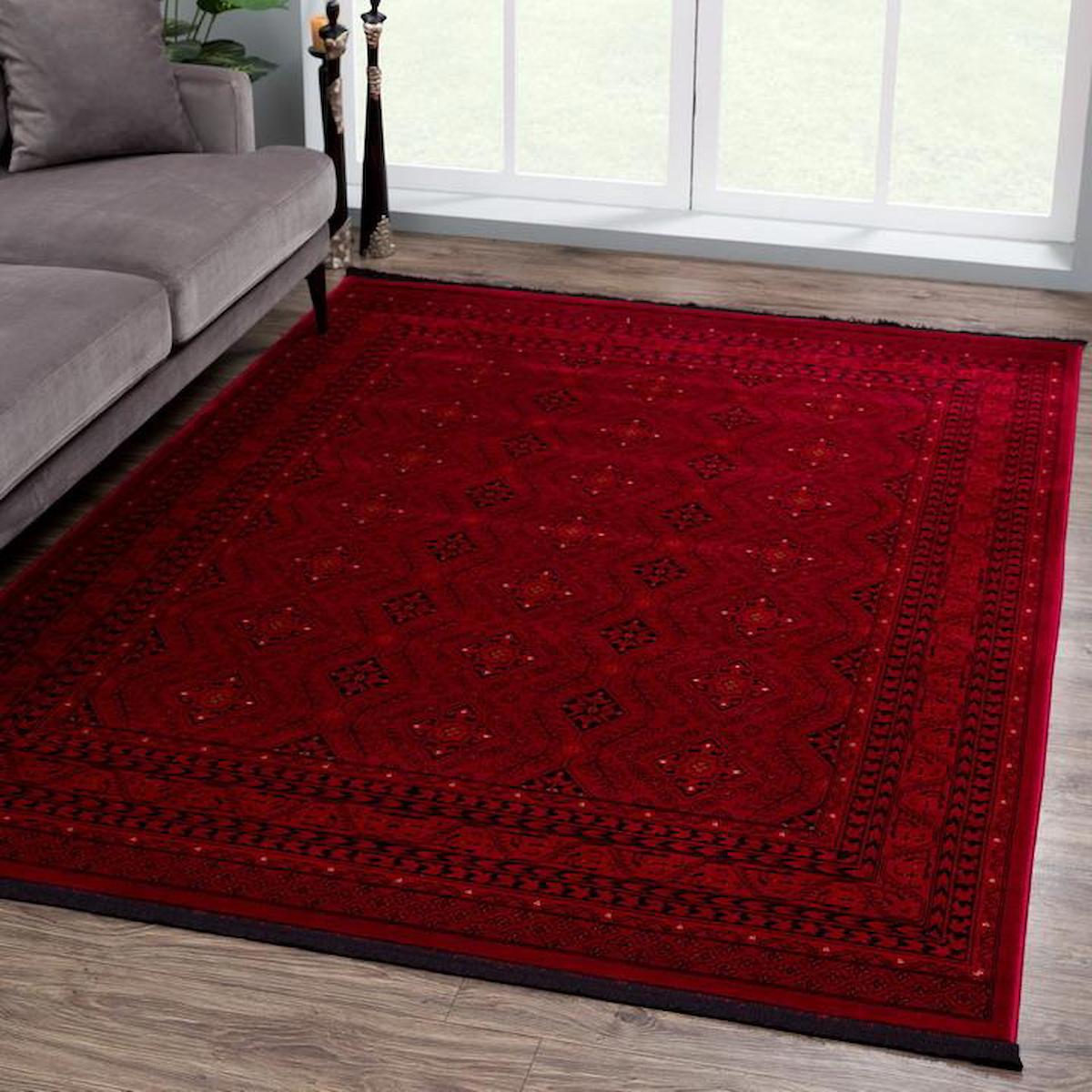 Giza Home 6919B Krem Polipropilen Yıkanabilir İnce Kaymaz Dikdörtgen Makine Dokuma Salon Halısı 200x290 cm