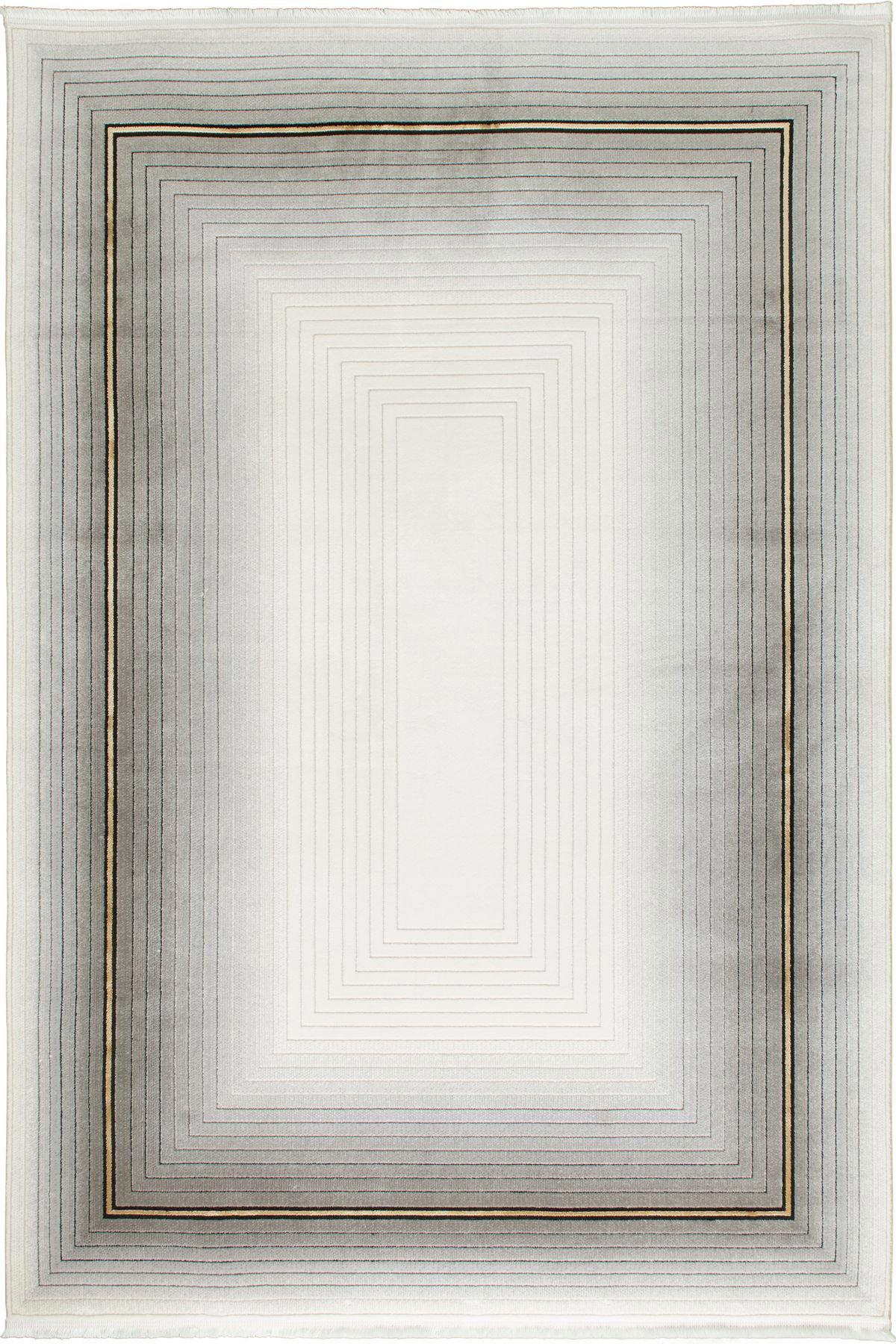 La Boutique Galata GT06 Krem 12 mm Akrilik Toz tutmaz Yıkanabilir İnce Kaymaz Dikdörtgen Makine Dokuma Salon Halısı 100x200 cm
