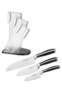 ggs solingen Interlıne Santoku Bıçak Setı 4 Prç.