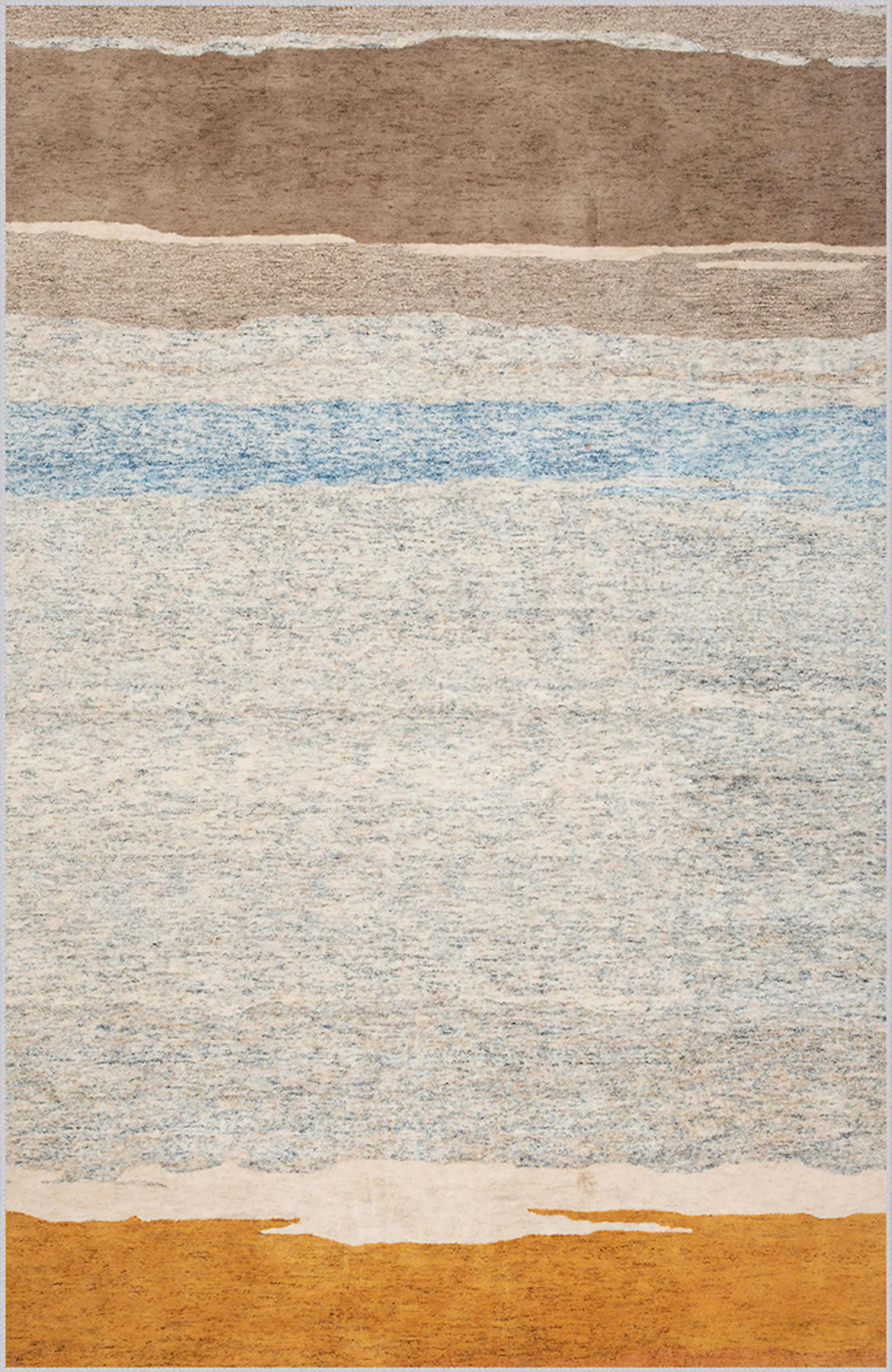 Rovigo Home RVG0604 Çok Renkli 8 mm Polyester Antibakteriyel-Leke Tutmaz-Toz Tutmaz Yıkanabilir İnce Kaymaz Dot Taban Dikdörtgen Makine Dokuma Salon Halısı 180x180 cm