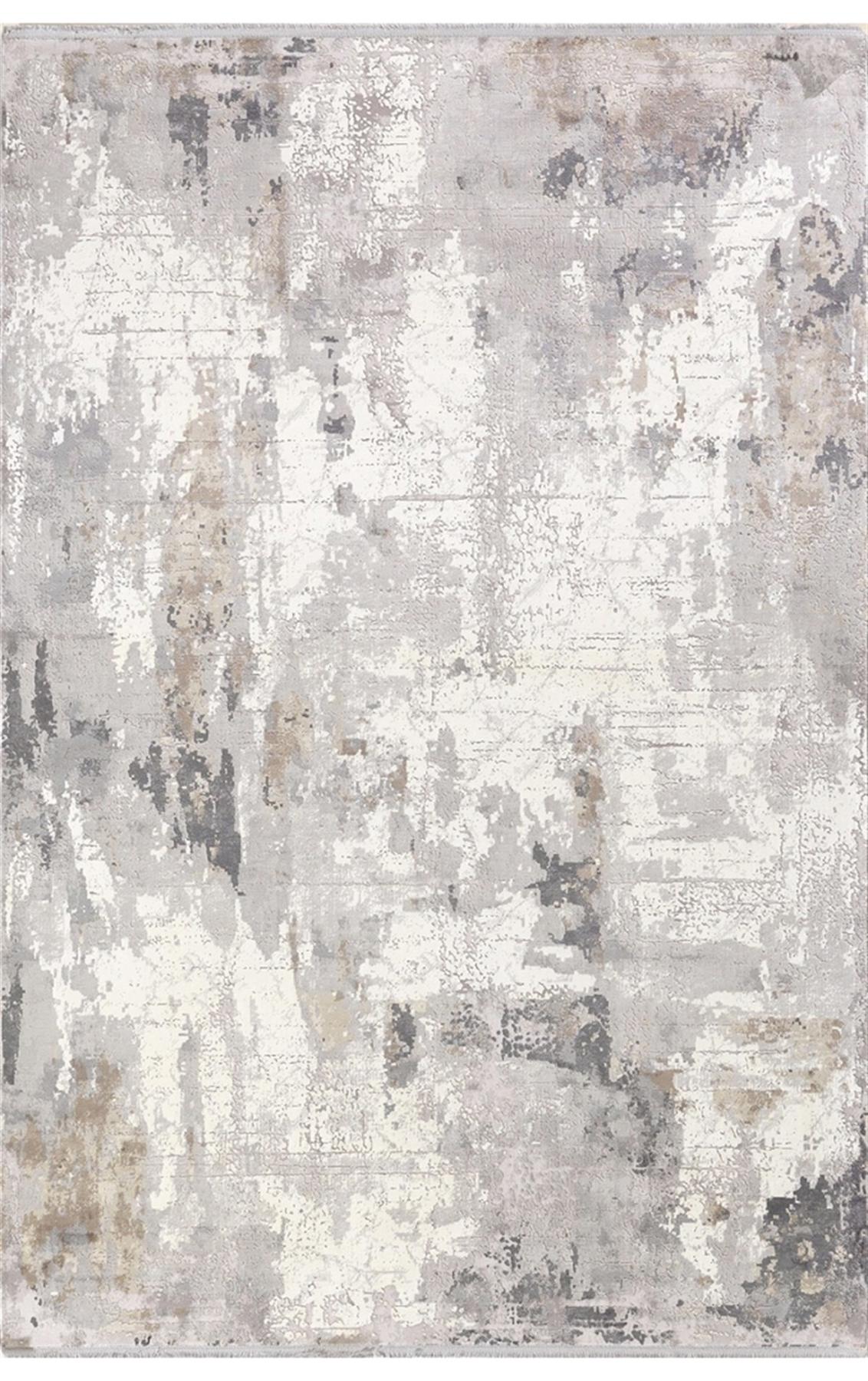Dinarsu Cobalt 31867 Kahverengi 11 mm Akrilik Silinebilir Yıkanabilir Orta Kaymaz Dikdörtgen Makine Dokuma Salon Halısı 80x150 cm