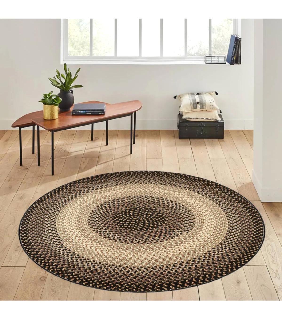 Rovigo Home RVG7160 Krem 8 mm Polyester Antibakteriyel-Leke Tutmaz-Toz Tutmaz Yıkanabilir İnce Kaymaz Dot Taban Yuvarlak Makine Dokuma Salon Halısı 80x300 cm