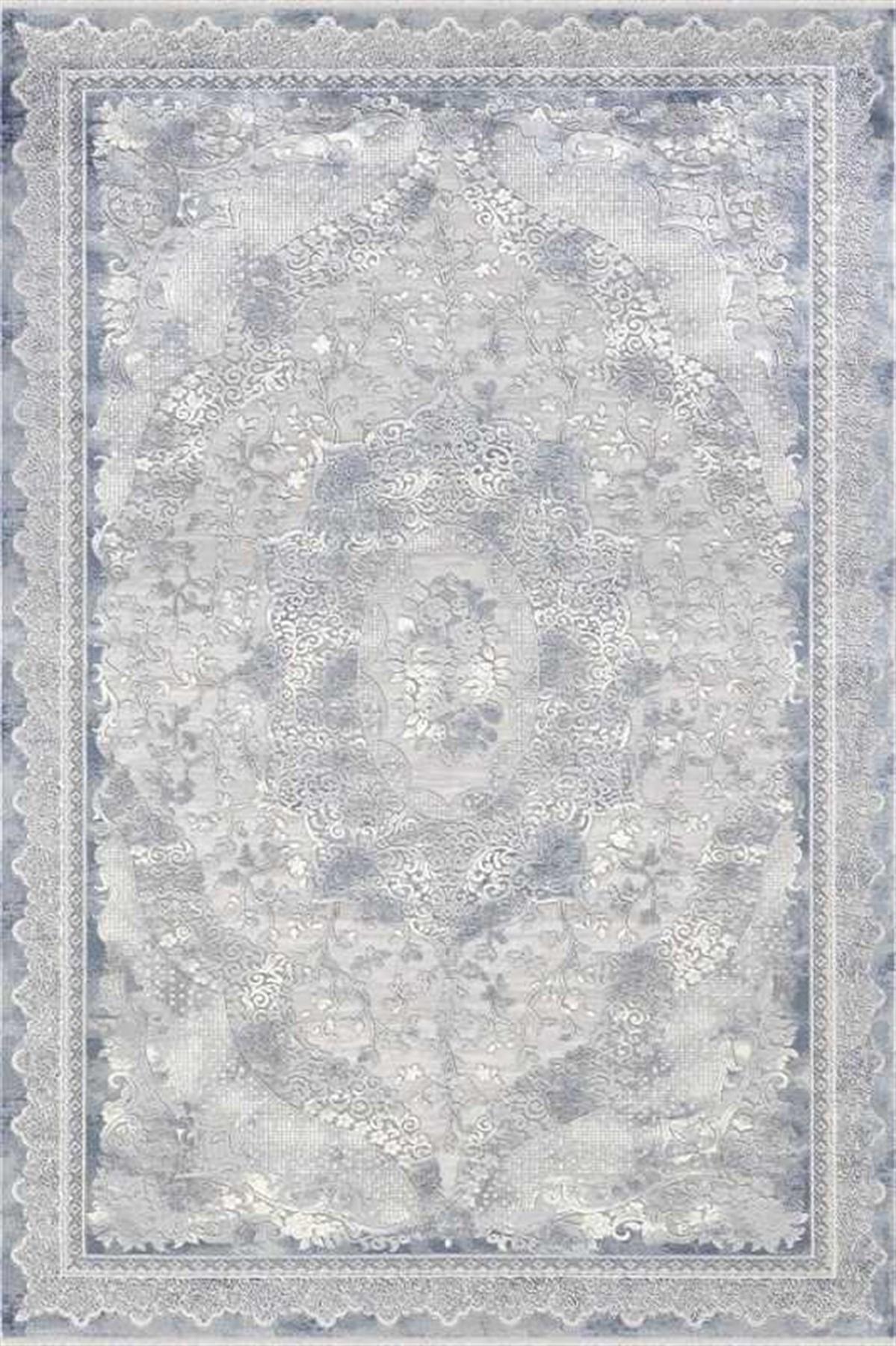 Merinos Tresor 19932 Krem 8 mm Akrilik Yumuşak Yıkanabilir Kalın Kaymaz Dikdörtgen Makine Dokuma Salon Halısı 180x180 cm