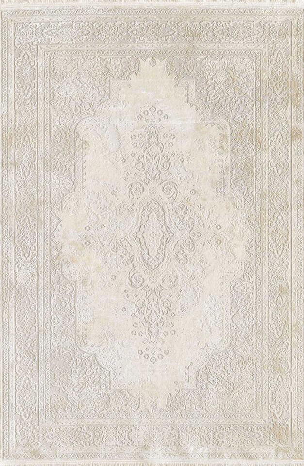 Pierre Cardin Magnifique MQ33G Çok Renkli 10 mm Viskon Yumuşak Yıkanabilir İnce Kaymaz Dikdörtgen Makine Dokuma Salon Halısı 100x180 cm