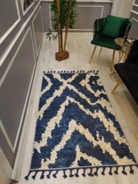 Doruklar Home Collection Krem 0.8 mm Mikropolyester Leke Tutmaz Yıkanabilir Orta Kaymaz Suni Deri Taban Dikdörtgen Makine Dokuma Salon Halısı 80x150 cm