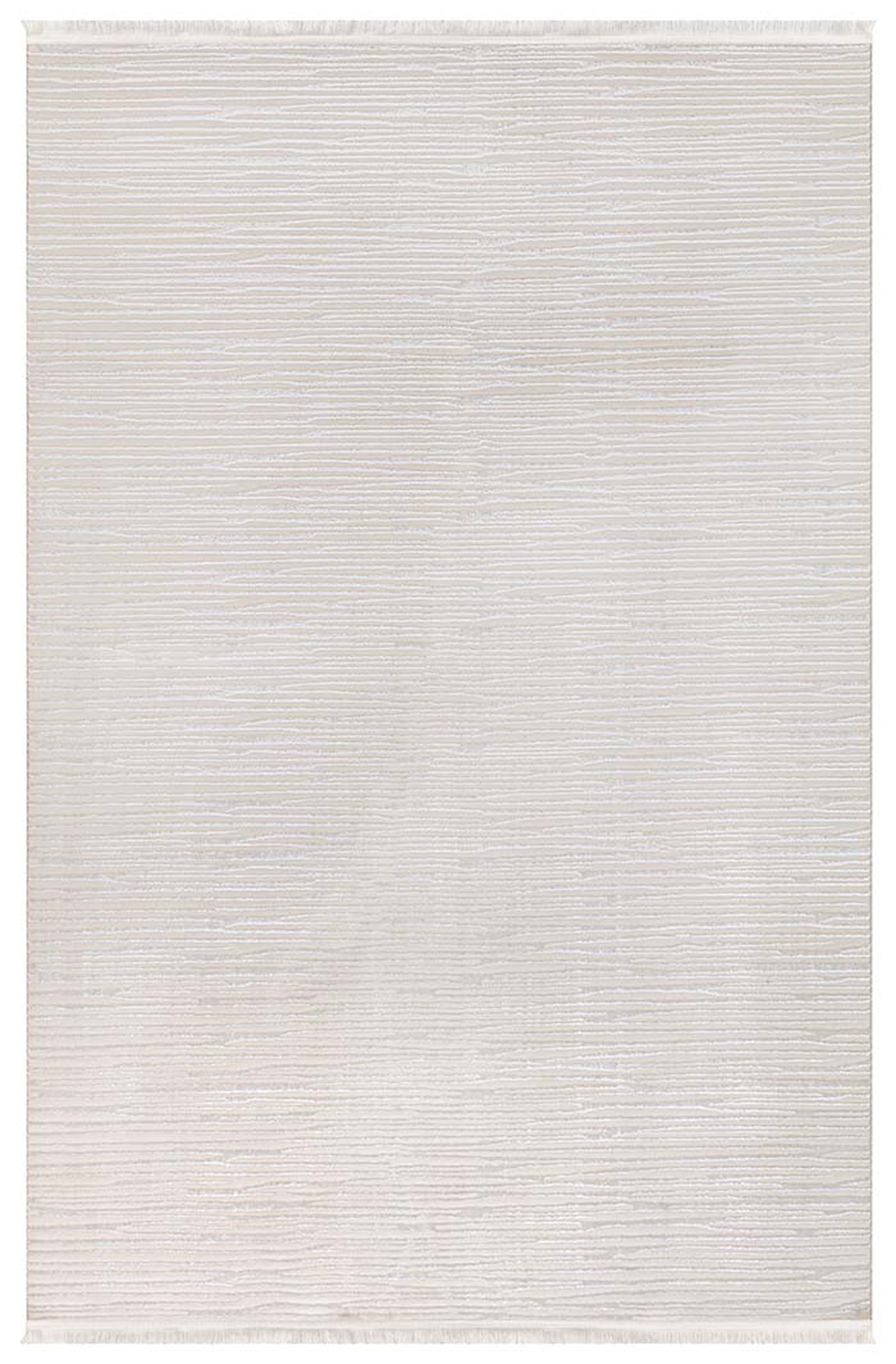İpek Mekik Halı Lins 1403A Krem 6 mm Polyester Toz Tutmaz Yıkanabilir Orta Kaymaz Pamuk Taban Dikdörtgen Makine Dokuma Antre-Çocuk Odası-Salon-Yatak Odası Halısı 160x230 cm