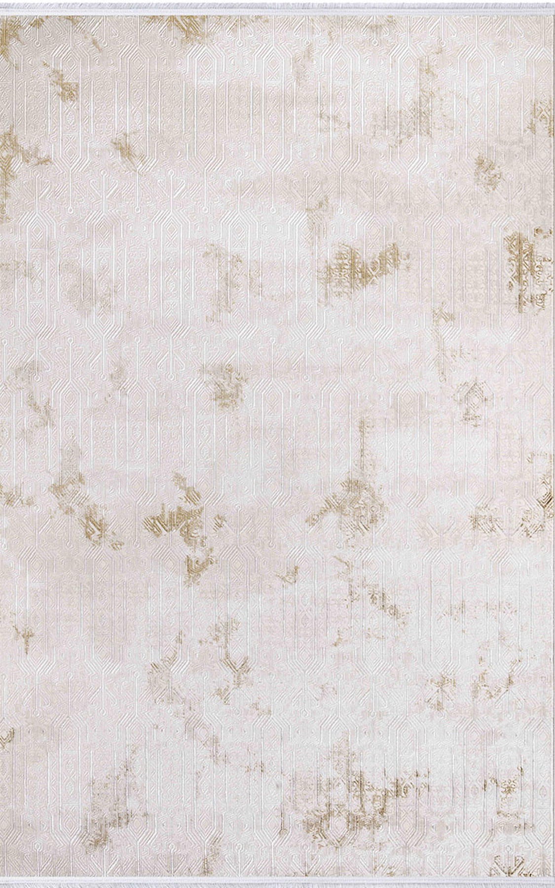 İpek Home Sihir 17310 Bej-Kahverengi 6 mm Polyester Toz Tutmaz Yıkanabilir İnce Kaymaz Pamuk Taban Dikdörtgen Makine Dokuma Antre-Çocuk Odası-Salon-Yatak Odası Halısı 80x150 cm
