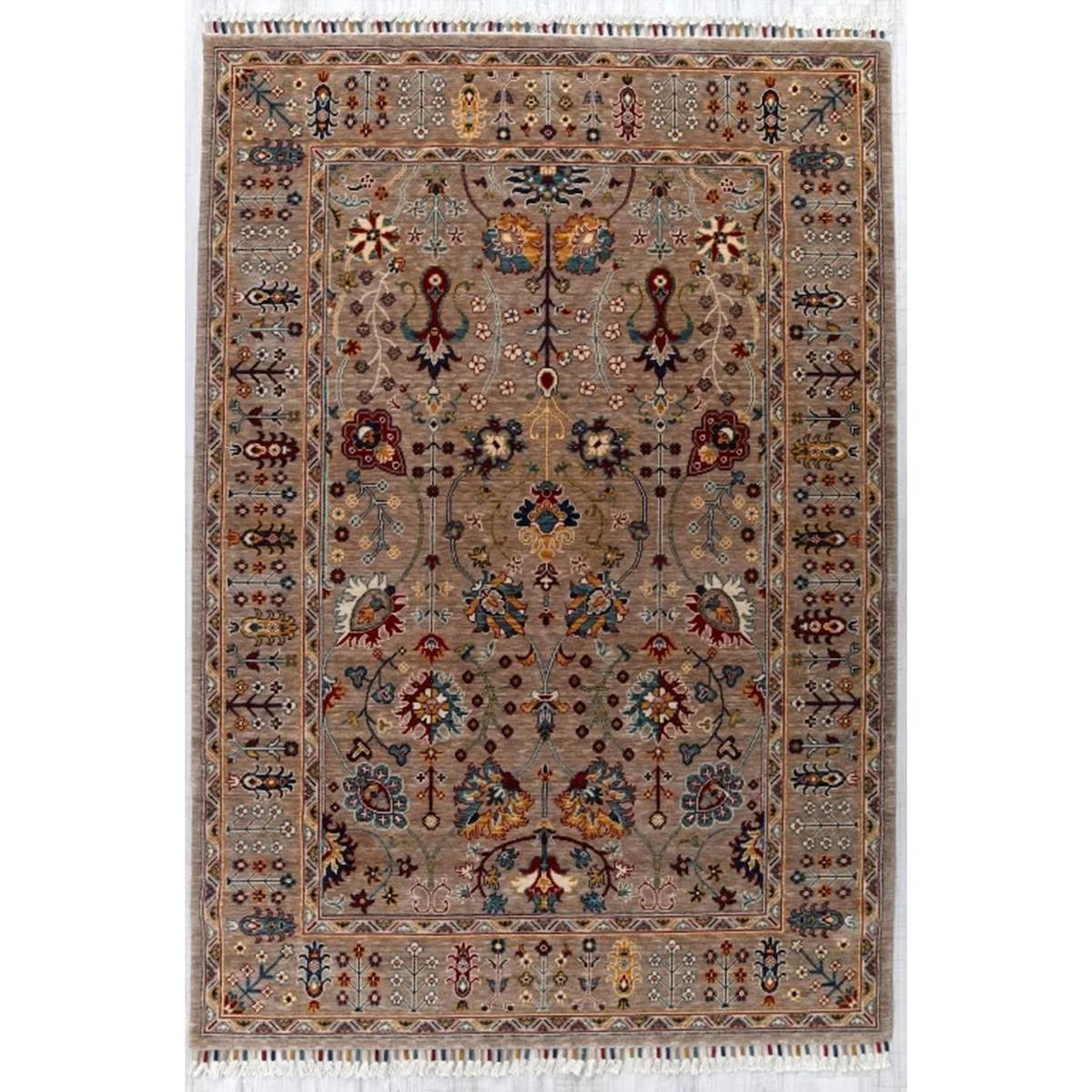 Hoom Rugs Sultani 805 Vizon 11 mm Bambu Orta Kaymaz Dikdörtgen El Dokuması Salon Halısı 80x150 cm
