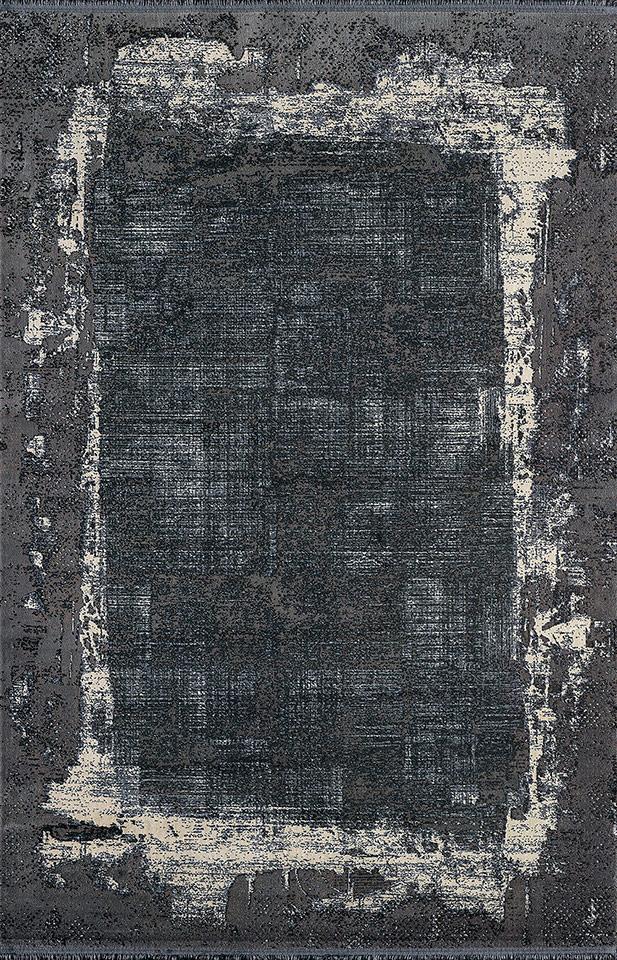 Pierre Cardin Magnifique MQ53J Gri 7 mm Akrilik Yumuşak Yıkanabilir İnce Kaymaz Dikdörtgen Makine Dokuma Salon Halısı 100x200 cm