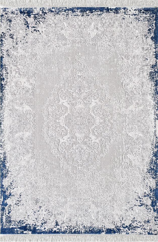 Pierre Cardin Voila ZQ01B Çok Renkli 6 mm Viskon Yumuşak Yıkanabilir İnce Kaymaz Dikdörtgen Makine Dokuma Salon Halısı 160x230 cm