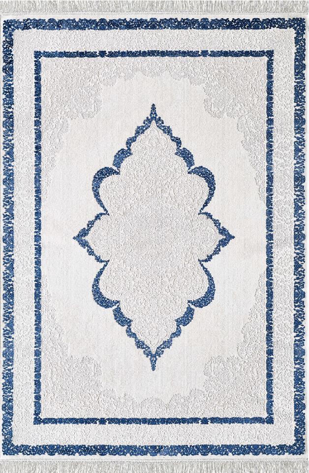 Pierre Cardin Voila ZQ00C Çok Renkli 6 mm Viskon Yumuşak Yıkanabilir İnce Kaymaz Dikdörtgen Makine Dokuma Salon Halısı 160x230 cm