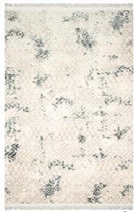 Toprak Halı Mavera 5648 Çok Renkli 11 mm Akrilik Yumuşak Yıkanabilir İnce Dikdörtgen Makine Dokuma Antre-Oturma Odası-Salon-Yatak Odası Halısı 150x233 cm
