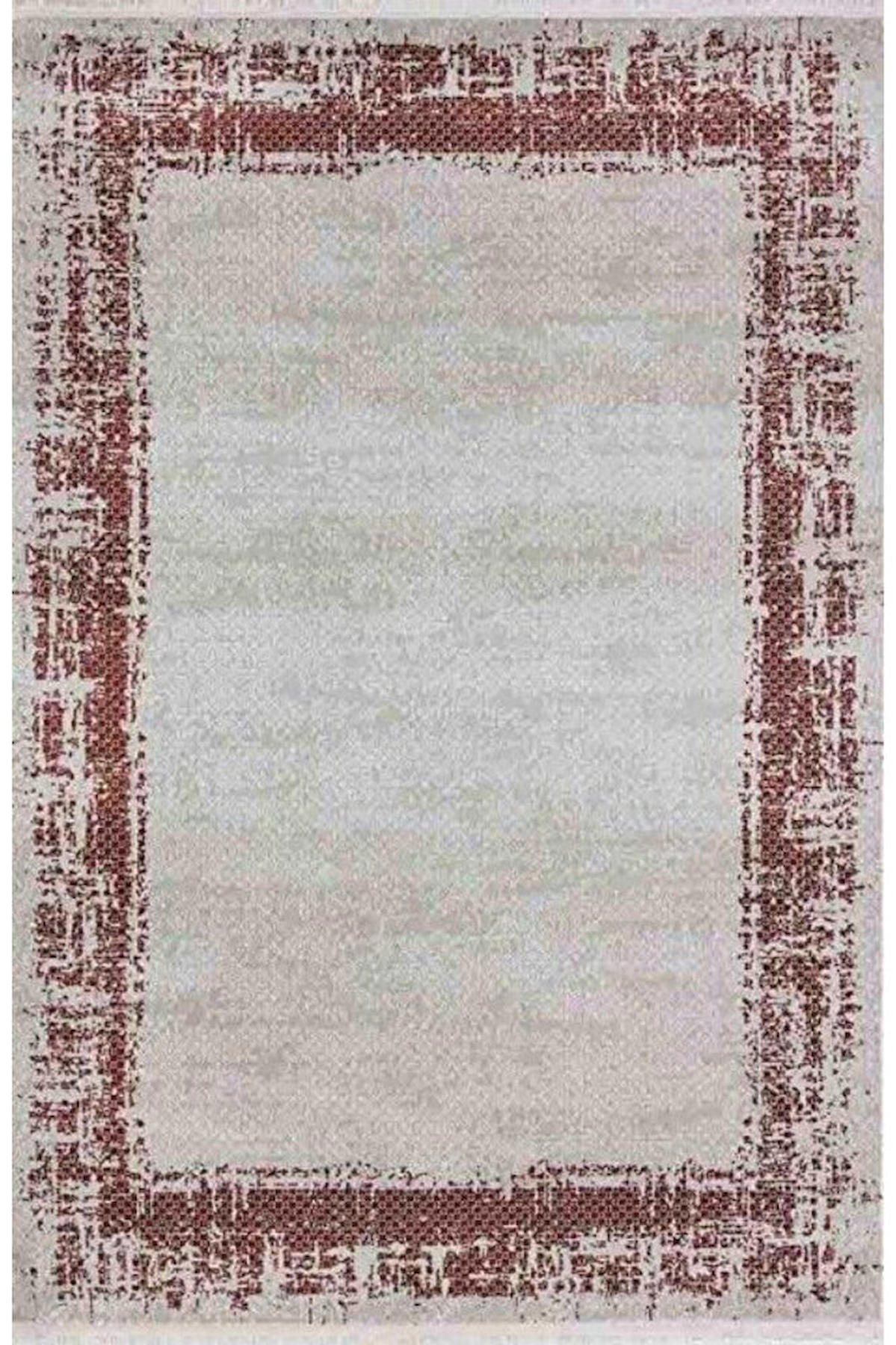 Gümüşsuyu Tierra 15152 Çok Renkli 6 mm Pamuk Toz Tutmaz Yıkanabilir İnce Kaymaz Dikdörtgen Makine Dokuma Salon Halısı 100x200 cm
