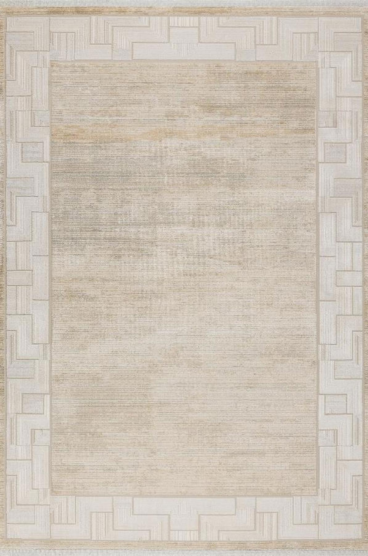 Sanat Halı Doku 3740 Çok Renkli 8 mm Viskon Antibakteriyel Yıkanabilir Kalın Kaymaz Lateks Taban Dikdörtgen Makine Dokuma Salon Halısı 100x150 cm