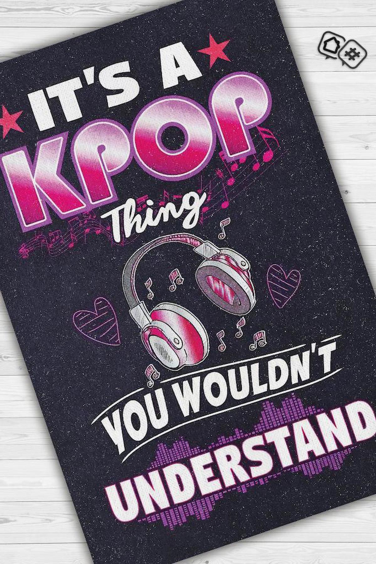 Homshtag Bu K-Pop Sen Anlamazsın Krem 4 mm Pamuk Antistatik Yıkanabilir İnce Kaymaz Dikdörtgen Makine Dokuma Genç Odası Halısı 100x350 cm