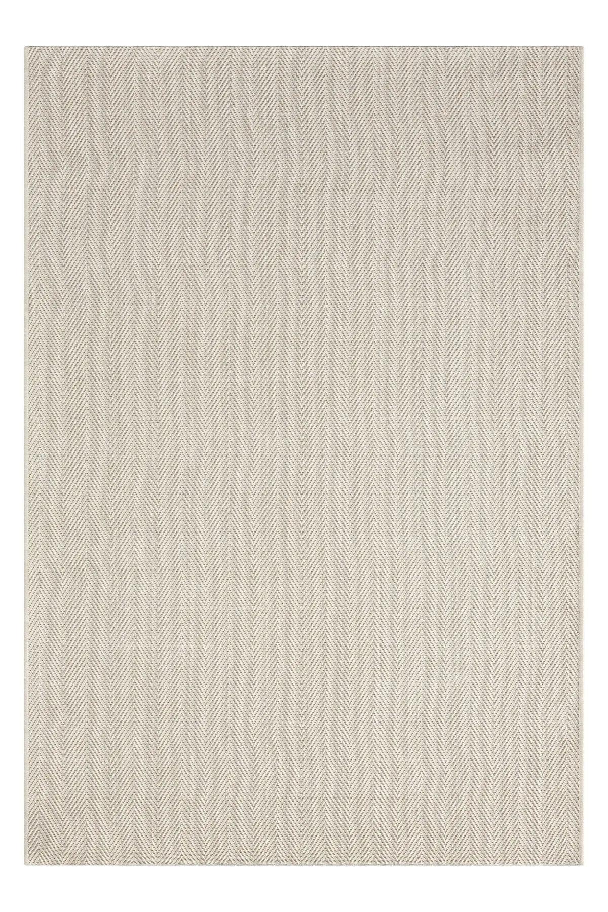 Seyran Halı Bombay 665 Krem 5 mm Polyester Antibakteriyel Yıkanabilir Kalın Kaymaz Lateks Taban Dikdörtgen Makine Dokuma Salon Halısı 80x500 cm