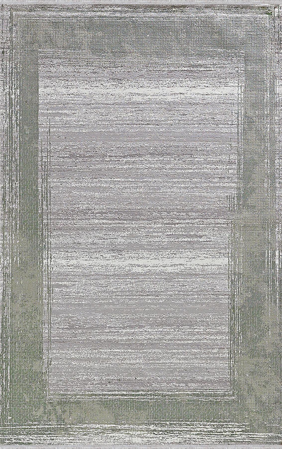 Merinos Tresor 34152 Gri 11 mm Akrilik Yıkanabilir Kalın Kaymaz Dikdörtgen Makine Dokuma Salon Halısı 100x300 cm