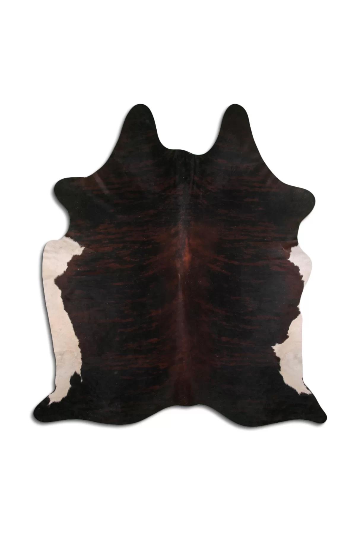 Fiesta Leather Art 103928 Çok Renkli 51 mm Deri Toz Tutmaz Yıkanabilir İnce Kaymaz Deri Taban Oval Makine Dokuma Salon Halısı 120x200 cm
