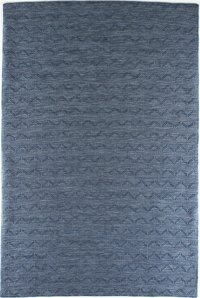 Kreasyon Halı Shadows A0033 Lacivert 4 mm Pamuk Yalıtıma Yardımcı Yıkanabilir İnce Kaymaz Pamuk Taban Dikdörtgen Makine Dokuma Salon Halısı 120x200 cm