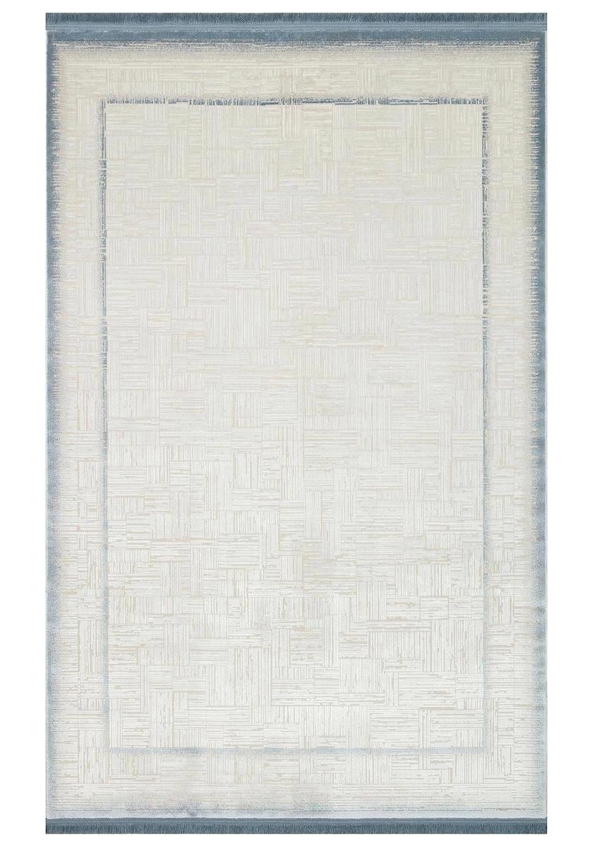 Eko Halı Parma PAR01 Mavi 6 mm Akrilik-Polyester Antibakteriyel Yıkanabilir Orta Kaymaz Dikdörtgen Makine Dokuma Salon Halısı 120x180 cm