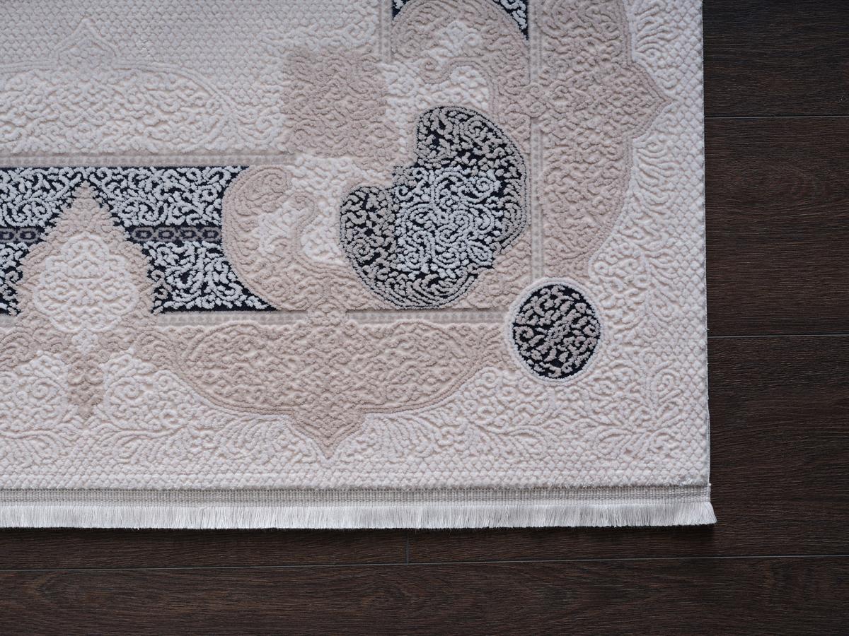 Gümüşsuyu 13919 Çok Renkli 8 mm Viskon Antibakteriyel Yıkanabilir Orta Dikdörtgen Makine Dokuma Salon Halısı 80x150 cm