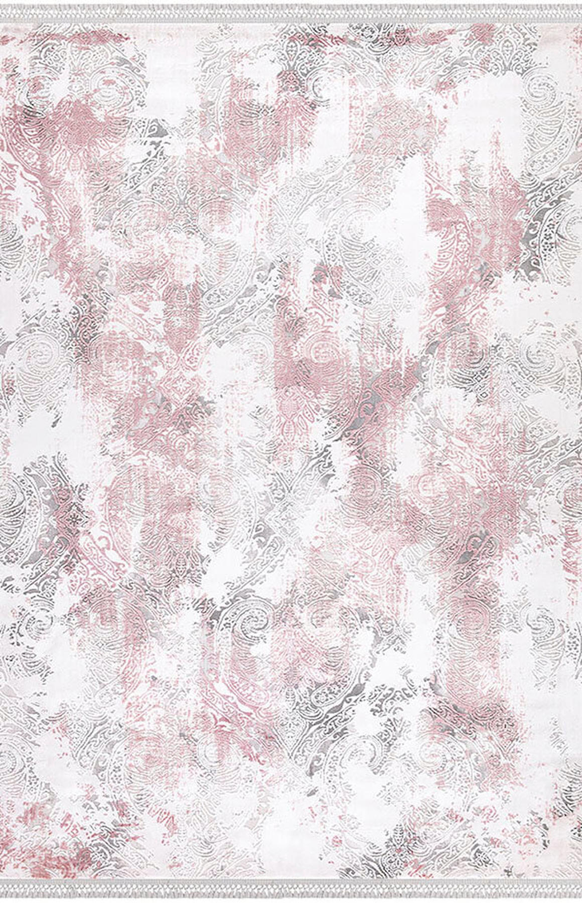 İpek Home Blossom 13507 Çok Renkli 10 mm Bambu Toz Tutmaz Yıkanabilir Orta Kaymaz Pamuk Taban Dikdörtgen Makine Dokuma Antre-Çocuk Odası-Salon-Yatak Odası Halısı 120x180 cm
