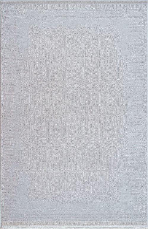 Gümüşsuyu 13587 Krem 6 mm Viskon Toz Tutmaz Yıkanabilir Orta Dikdörtgen Makine Dokuma Salon Halısı 160x230 cm