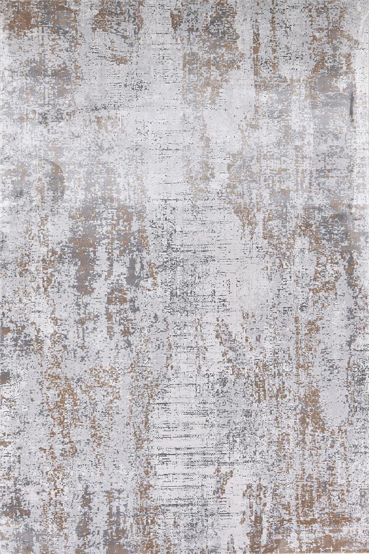 Toprak Halı Lara 8437 Çok Renkli Polyester Toz Tutmaz Yıkanabilir İnce Soyut Temalı Dikdörtgen Makine Dokuma Antre-Oturma Odası-Salon-Yatak Odası Halısı 160x230 cm