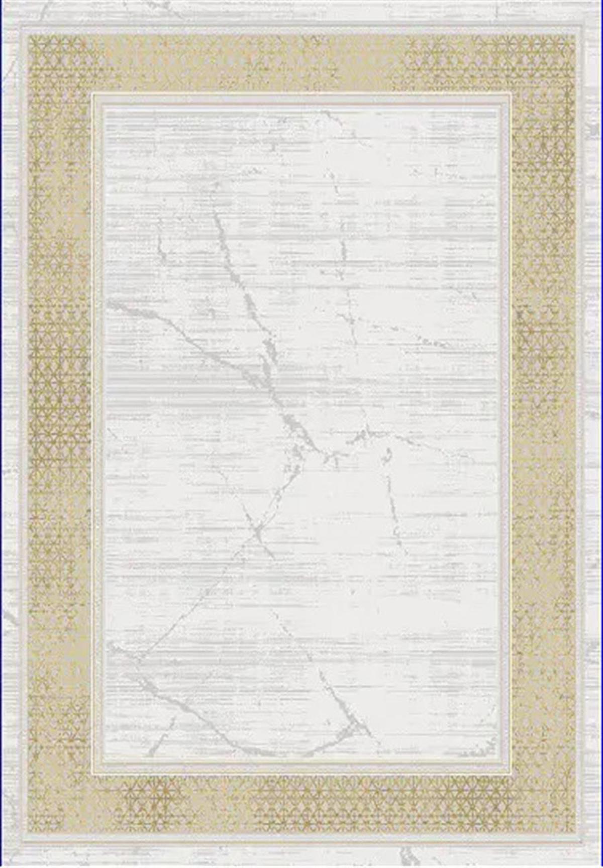 Kreasyon Halı Nar A0210 Krem 9 mm Akrilik Yalıtıma Yardımcı Yıkanabilir İnce Kaymaz Pamuk Taban Dikdörtgen Makine Dokuma Salon Halısı 140x200 cm