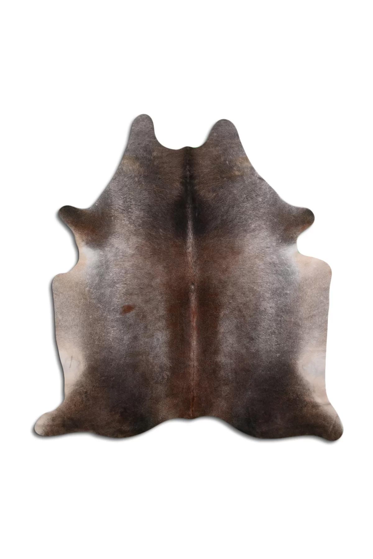 Fiesta Leather Art 102216 Çok Renkli 51 mm Deri Toz Tutmaz Yıkanabilir İnce Kaymaz Deri Taban Oval Makine Dokuma Salon Halısı 120x200 cm