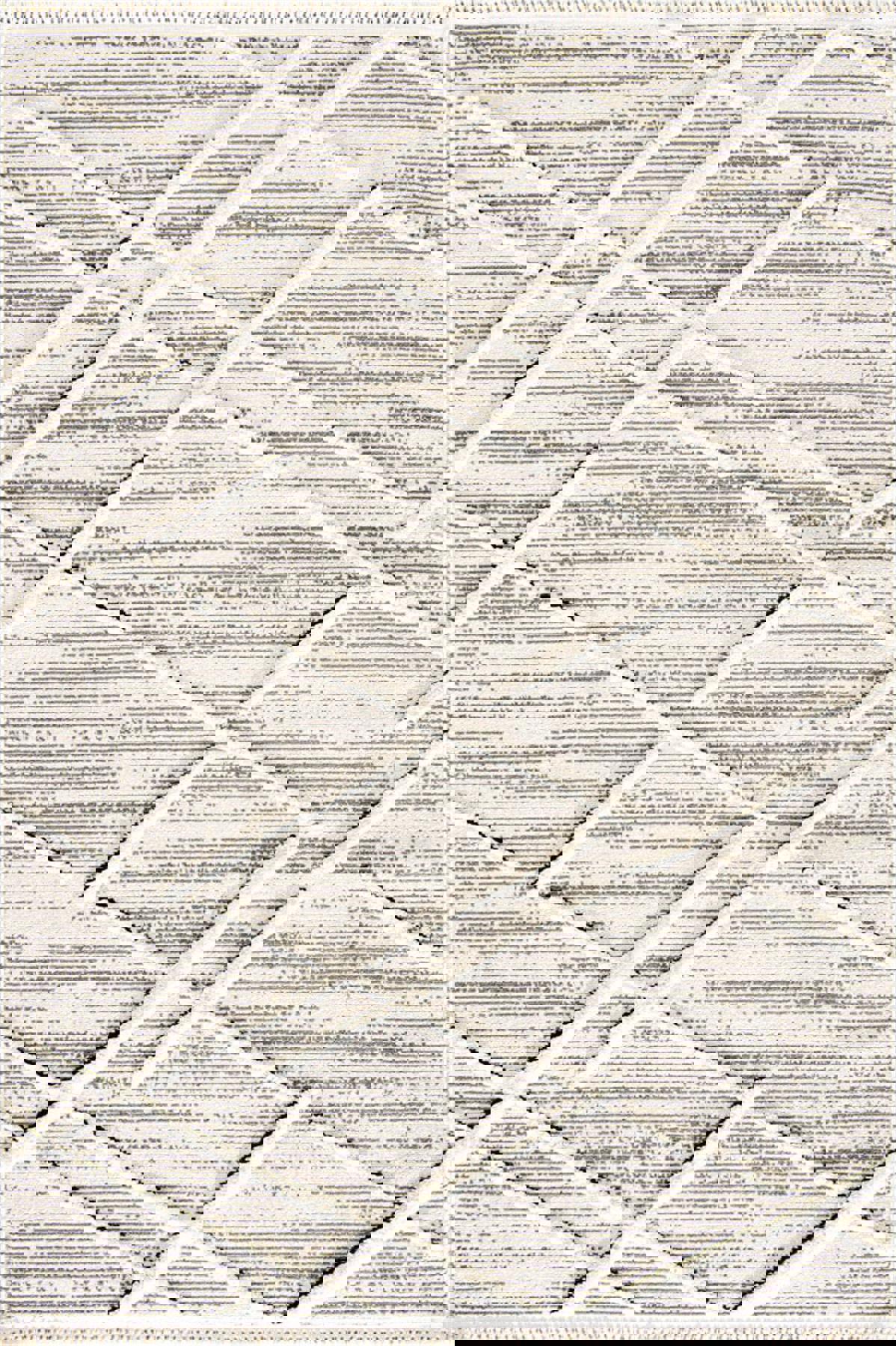 Enti Halı Step 2204 Gri 10 mm Polyester Antibakteriyel Yıkanabilir Orta Dikdörtgen Makine Dokuma Salon Halısı 160x235 cm