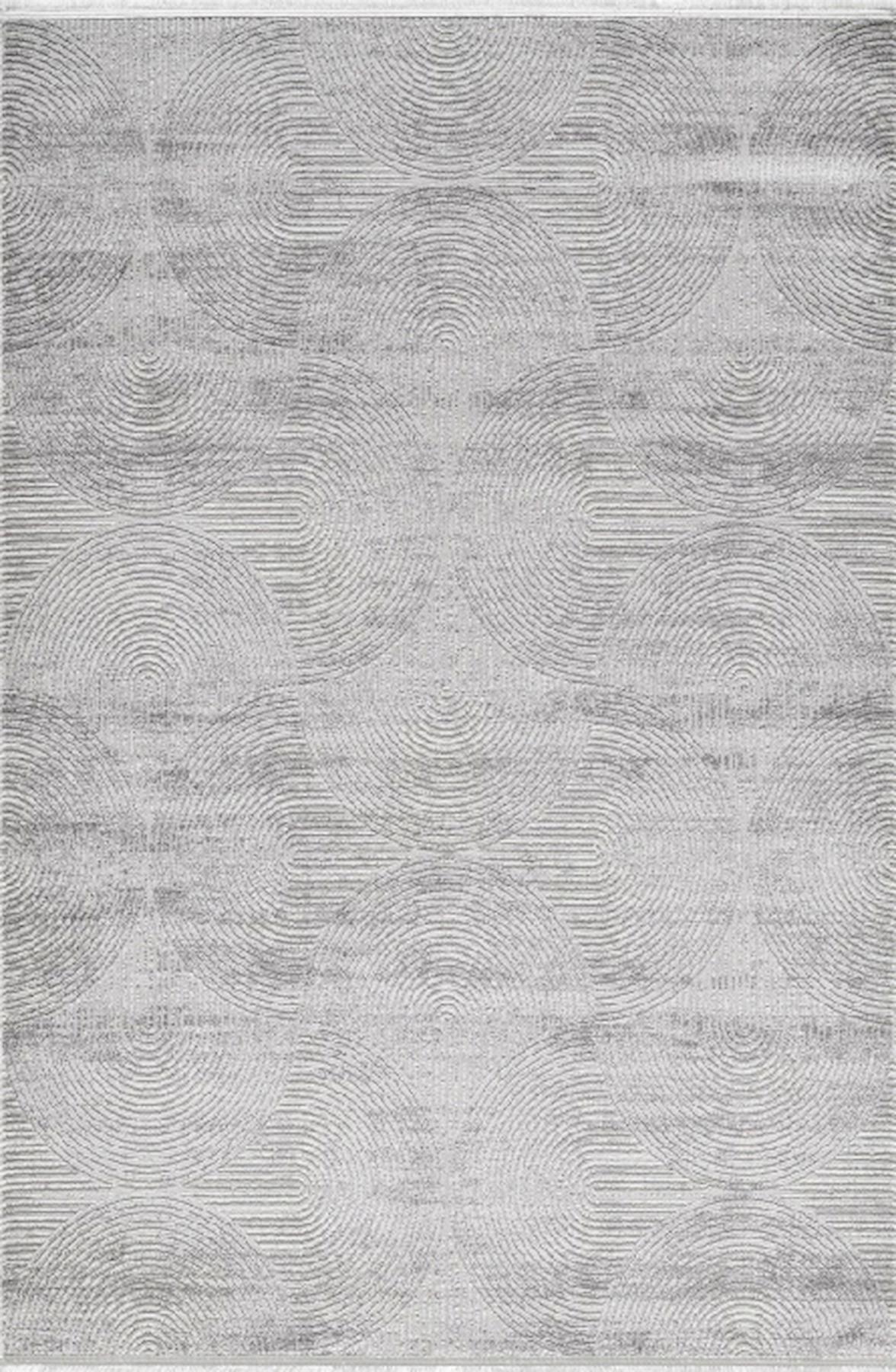 Pierre Cardin Jardin JN03C Gri 10 mm Akrilik Antibakteriyel Yıkanabilir İnce Kaymaz Dikdörtgen Makine Dokuma Salon Halısı 100x200 cm