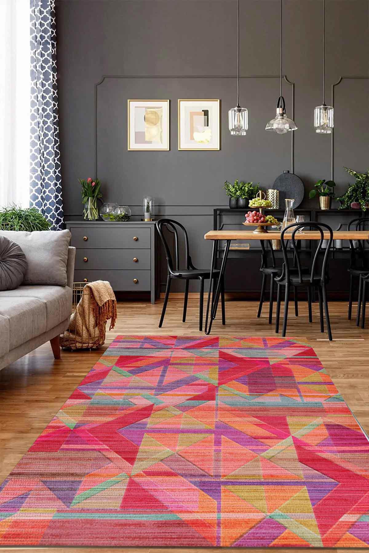İlyaki Home Zayara Krem 0.5 mm Pamuk Yalıtıma Yardımcı Yıkanabilir Kalın Kaymaz Taban Dikdörtgen Makine Dokuma Antre-Çocuk Odası-Salon-Yatak Odası Halısı 120x180 cm