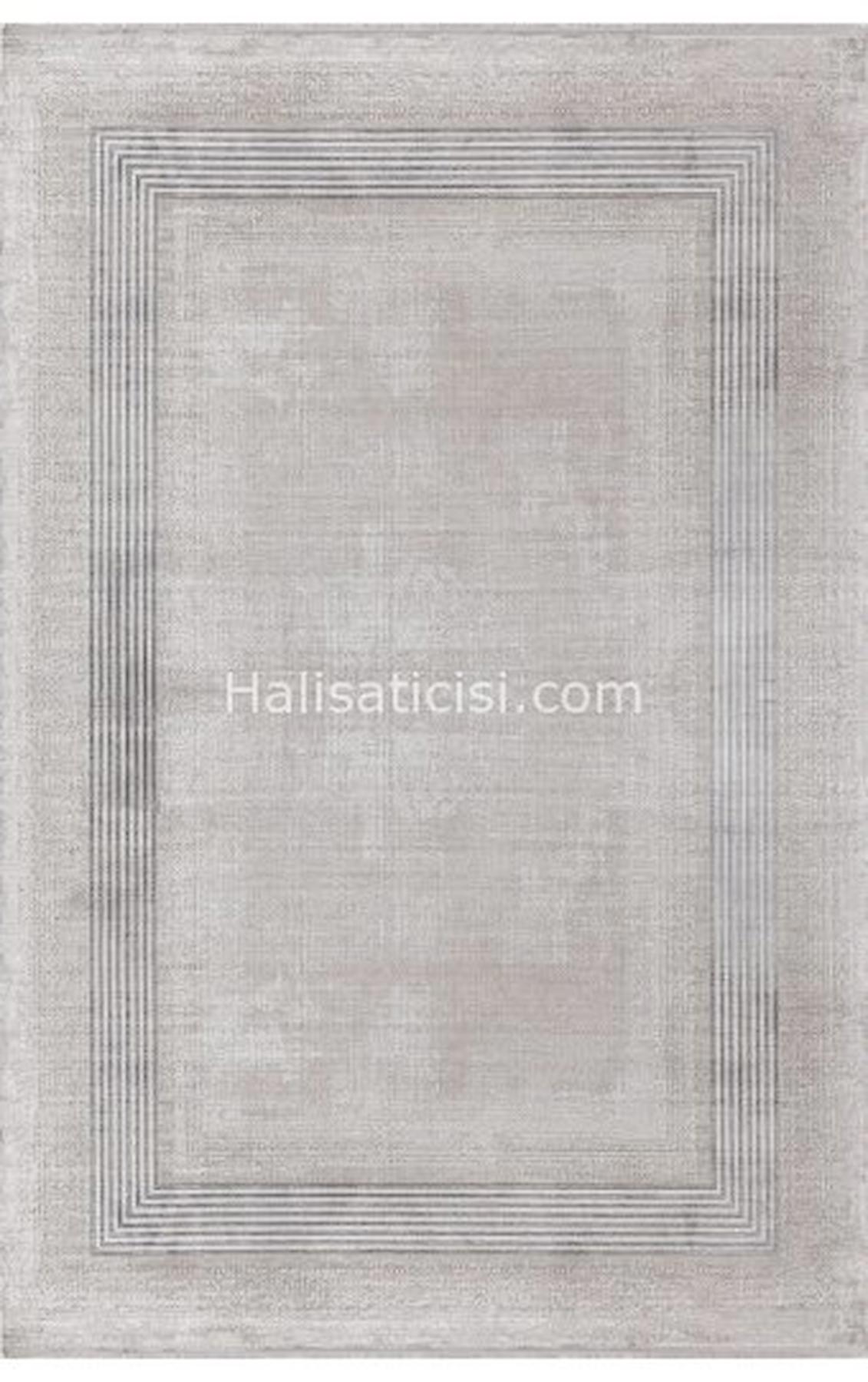 Padişah Evidence 35603 Krem 10 mm Akrilik Yumuşak Yıkanabilir İnce Dikdörtgen Makine Dokuma Salon Halısı 240x340 cm