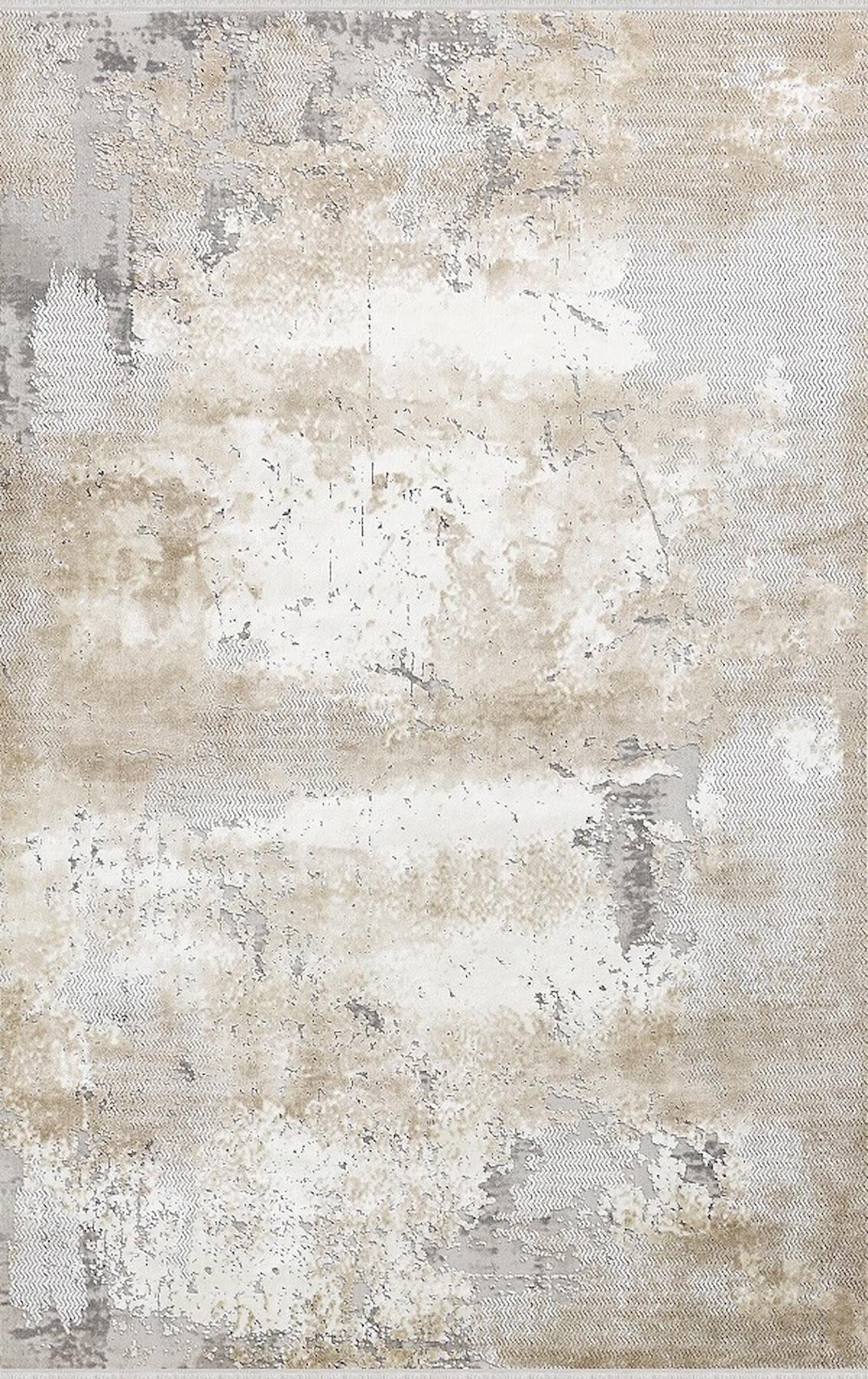Merinos Tresor 19934 Kahverengi 10 mm Akrilik Yumuşak Yıkanabilir Kalın Kaymaz Dikdörtgen Makine Dokuma Salon Halısı 80x200 cm