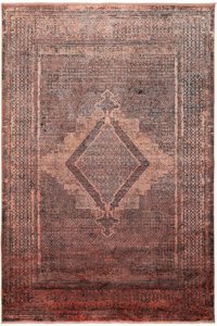 La Boutique İstanbul IB06 Krem 6 mm Viskon Toz tutmaz Yıkanabilir İnce Kaymaz Dikdörtgen Makine Dokuma Salon Halısı 80x300 cm