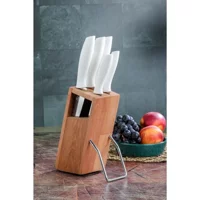 Cooker CKR2830 6 Parça Standlı Bıçak Seti - Beyaz