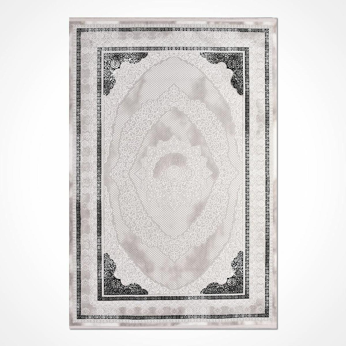 Crea Halı Galyon 16107 Krem 8 mm Akrilik Toz Tutmaz Yıkanabilir Orta Dikdörtgen Makine Dokuma Salon Halısı 60x100 cm