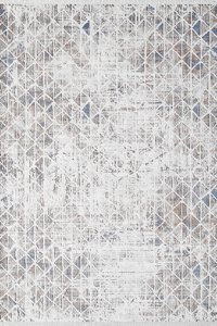 Royal Halı Serenity JV16A Krem 9 mm Polyester Toz Tutmaz Yıkanabilir İnce Kaymaz Lateks Taban Dikdörtgen Makine Dokuma Salon Halısı 80x150 cm