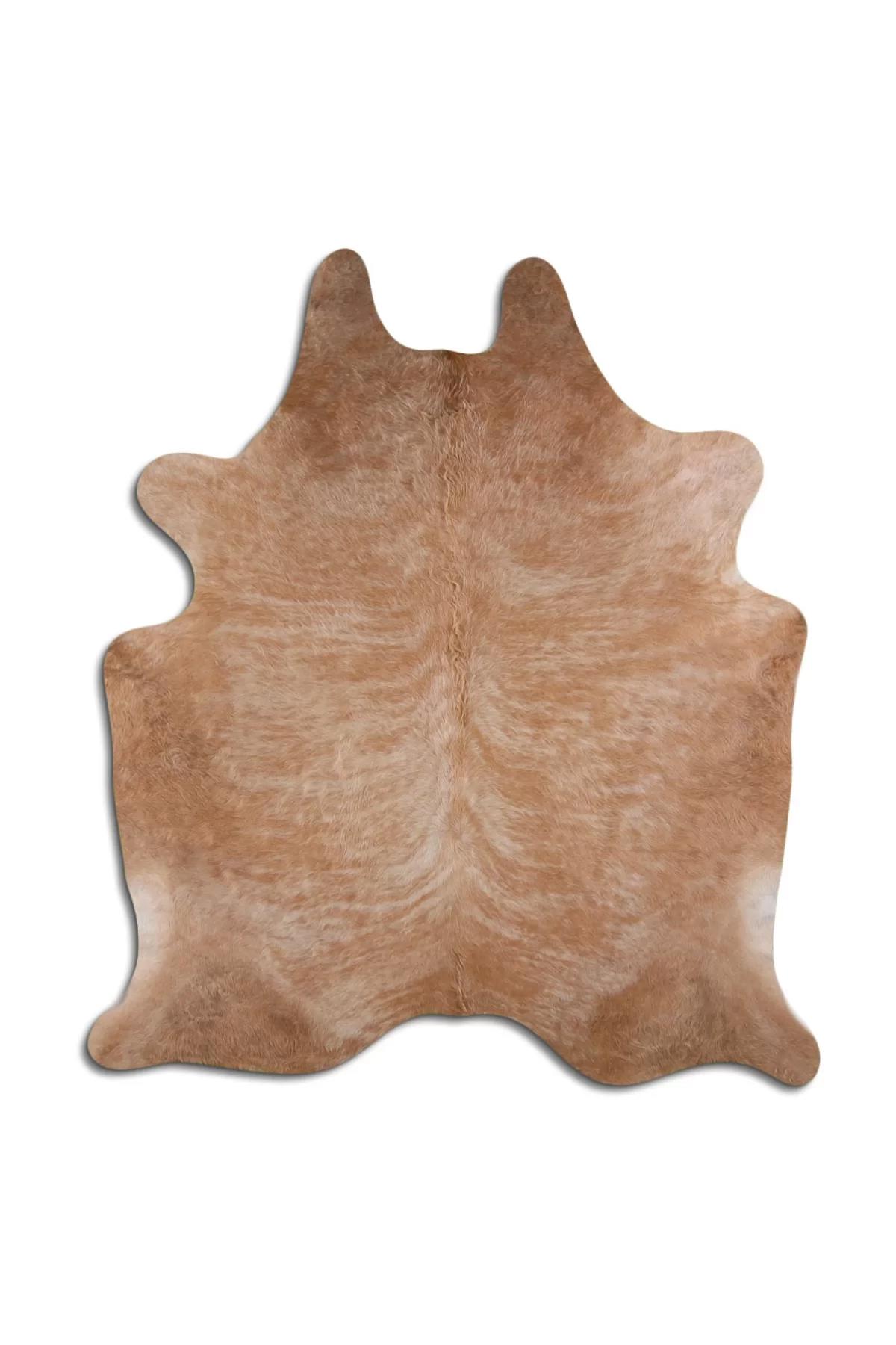 Fiesta Leather Art 101778 Çok Renkli 51 mm Deri Toz Tutmaz Yıkanabilir İnce Kaymaz Deri Taban Oval Makine Dokuma Salon Halısı 160x250 cm