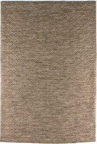 Kreasyon Halı Shadows A0035 Kahverengi 4 mm Pamuk Yumuşak Yıkanabilir İnce Kaymaz Pamuk Taban Dikdörtgen Makine Dokuma Salon Halısı 80x180 cm