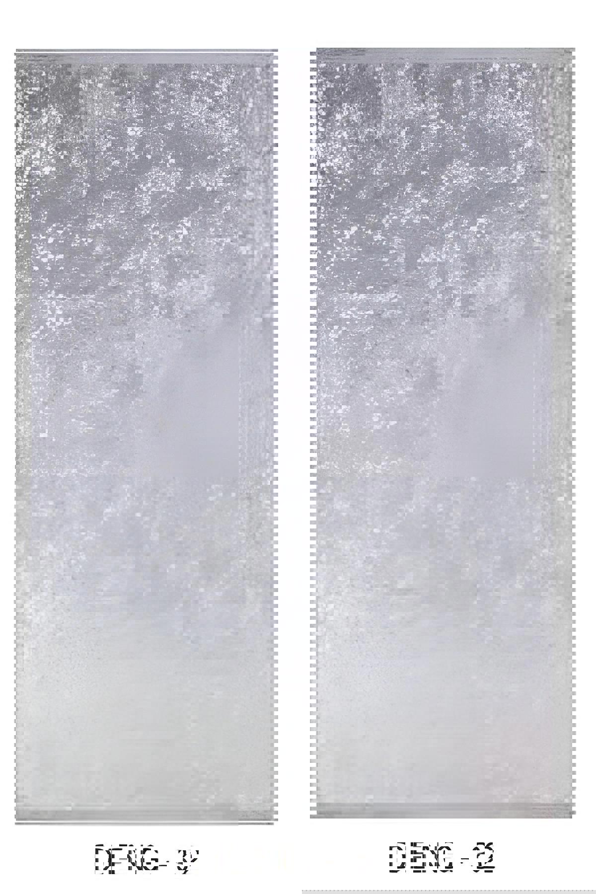 Merinos Craft Dieng Gri 3 mm Akrilik Antibakteriyel Yıkanabilir İnce Kaymaz Dikdörtgen Makine Dokuma Salon Halısı 120x250 cm