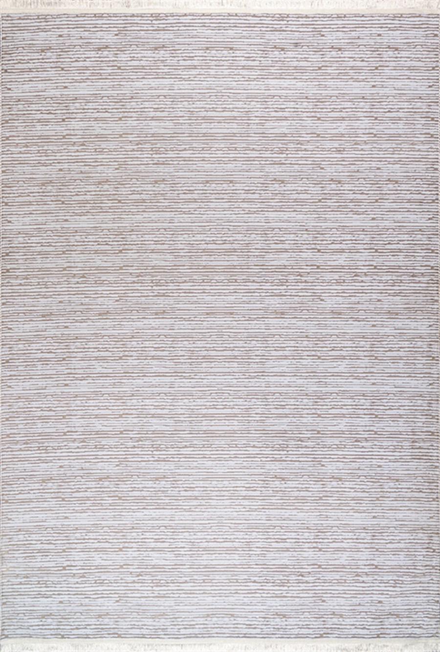 Kreasyon Halı Harmony 1302 Beyaz 6 mm Akrilik Yıkanabilir Kalın Kaymaz Pamuk Taban Dikdörtgen Makine Dokuma Salon Halısı 100x200 cm