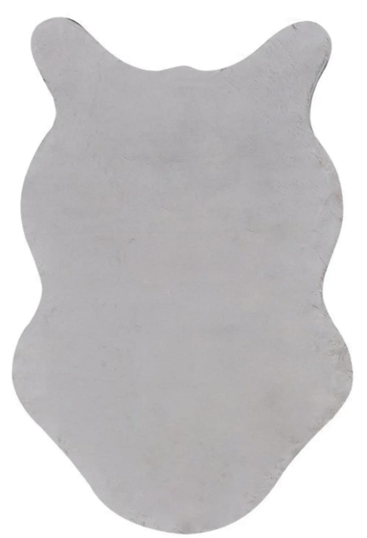 Gümüşsuyu Deco Soft 15314 Gri 7 mm Polyester Yıkanabilir Kalın Kaymaz Taban Makine Dokuma Salon Halısı 60x190 cm