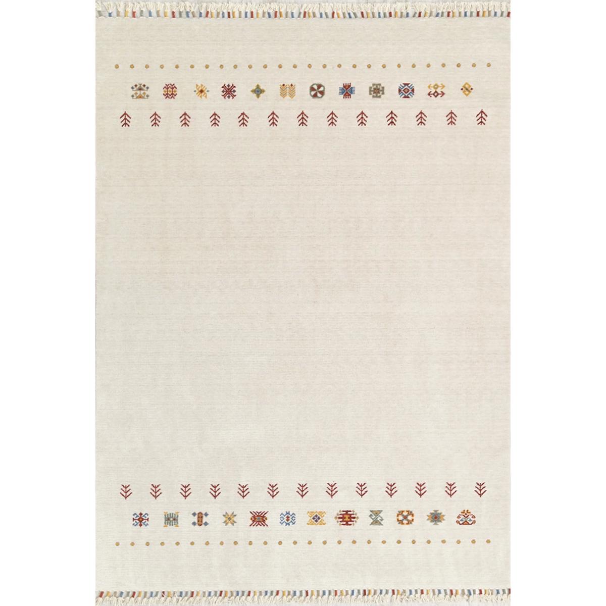 Hoom Rugs Funky 804 Krem 11 mm Bambu Orta Kaymaz Dikdörtgen El Dokuması Salon Halısı 80x300 cm