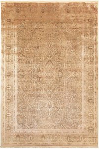 La Boutique Mona Lisa ML04 Kahverengi 14 mm Viskon Toz tutmaz Yıkanabilir İnce Kaymaz Dikdörtgen Makine Dokuma Salon Halısı 180x280 cm