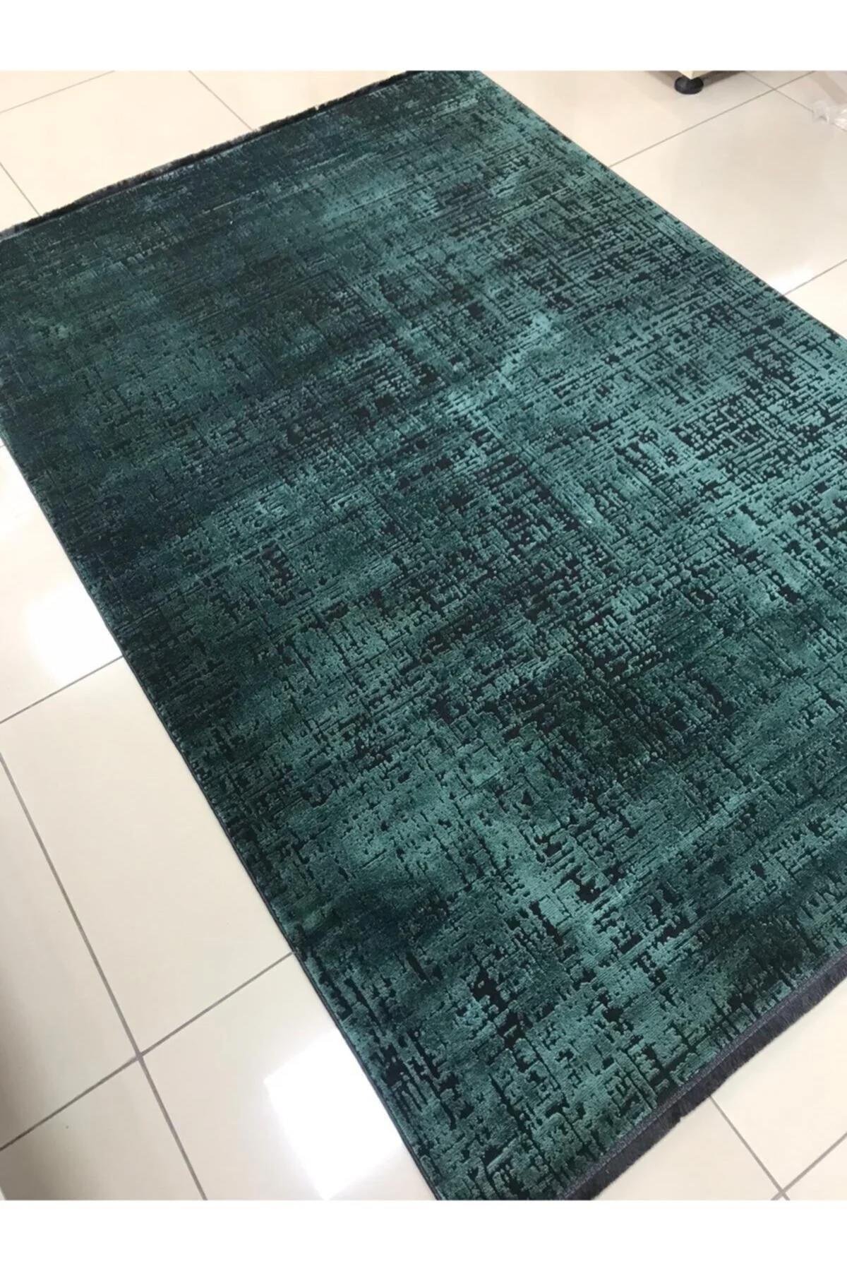Merinos 34667 Çok Renkli 10 mm Akrilik Yıkanabilir Orta Kaymaz Dikdörtgen Makine Dokuma Salon Halısı 80x300 cm