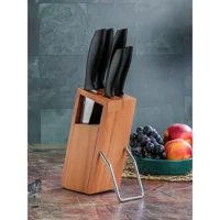 Cooker CKR-2830 6 Parça Çelik Bıçak Seti - Siyah-89