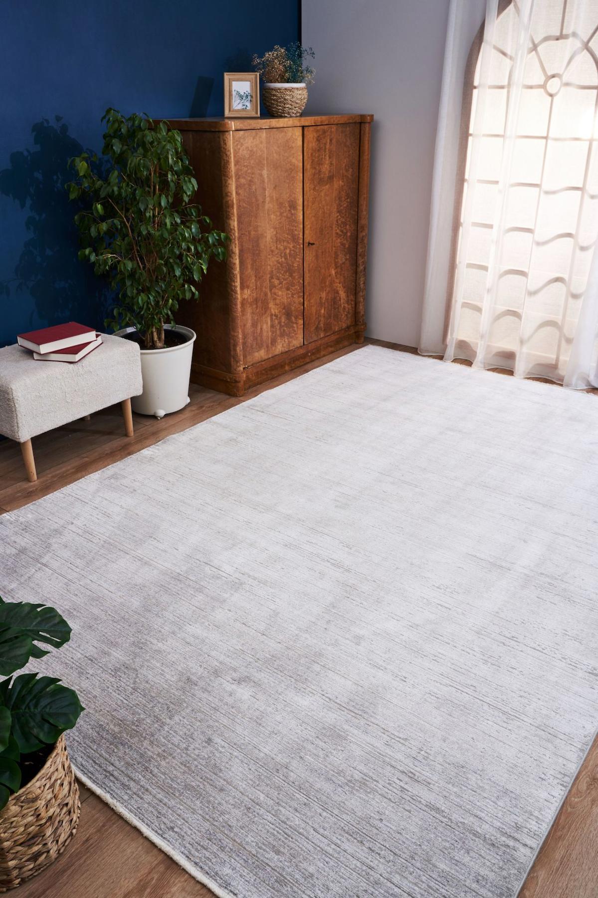 Apex Queen 8109 Çok Renkli Pamuk Yıkanabilir İnce Kaymaz Jüt Taban Dikdörtgen Makine Dokuma Salon Halısı 80x200 cm