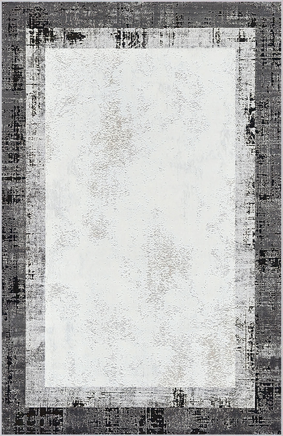 Rovigo Home RVG0768 Çok Renkli 8 mm Polyester Antibakteriyel-Leke Tutmaz-Toz Tutmaz Yıkanabilir İnce Kaymaz Dot Taban Dikdörtgen Makine Dokuma Salon Halısı 100x200 cm